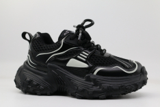 721156-2 Чёр 28-1,29-1,30-1,31-1,32-1 Kapika П/ботинки Повсед Кроссовки Иск.мат, Текстиль, ЭВА/резина В/О жен