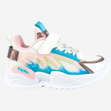 731130-1 белый-розовый 31-1,32-1,33-1,34-1,35-1 Kapika П/ботинки Актив.отдых Кроссовки Иск.мат, Текстиль, ЭВА/резина В/О жен