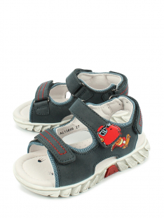 AL 13899 Син 22-1,23-1,24-1,25-1,26-1,27-1 Antilopa Туфли Повсед Сандалии Иск.мат, Кожподклад, полим.мат Лето Муж