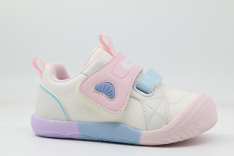 10238-1 бежевый-розовый 19-1,20-1,21-2,22-1 Kapika П/ботинки Актив.отдых Кроссовки Иск.мат, Текстиль, Резина В/О жен