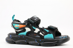 32952п-2 Чёр 28-1,29-1,30-1,31-1,32-1 Kapika Туфли Актив.отдых Сандалии Иск.мат, Текстиль, полиуретан/ТЭП Лето Муж