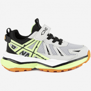 731136-1 серый-салатовый 33-1,34-1,35-1,36-1,37-1 Kapika П/ботинки Актив.отдых Кроссовки Иск.мат, Текстиль, ЭВА/ТЭП В/О Муж