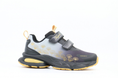 731146с-3 черный-золотой 31-1,32-1,33-1,34-1,35-1 Kapika П/ботинки Актив.отдых Кроссовки Softshell, Текстиль, ЭВА/ТЭП/ТПУ В/О жен