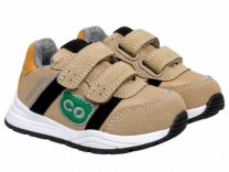 40-140F2 Беж 22-2,23-2,24-2,25-2,26-2,27-2 Indigo kids П/ботинки Актив.отдых Кроссовки Иск.мат, Текстиль, ТЭП В/О Муж