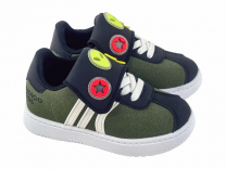 40-425C хаки 25-2,26-2,27-2,28-2,29-2,30-2 Indigo kids П/ботинки Актив.отдых Кроссовки Иск.мат, Текстиль, ЭВА В/О Муж