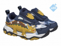 90-534C Син 26-2,27-2,28-2,29-2,30-2,31-2 Indigo kids П/ботинки Актив.отдых Кроссовки Иск.мат, Текстиль, ЭВА / ТЭП В/О Муж