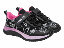 92-952C Чёрный / розовый 30-2,31-2,32-2,33-2,34-2,35-2 Indigo kids П/ботинки Актив.отдых Кроссовки Текстиль, Текстиль, ЭВА В/О жен