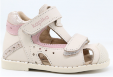 10242т-1 Беж 19-1,20-1,21-1,22-1,23-1 Kapika П/ботинки Орто/проф Сандалеты Нат.кожа, Кожподклад, ТЭП (термоэластопласт) Лето жен