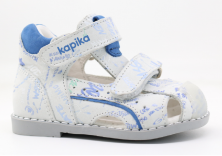 10243т-3 светло-серый 19-1,20-1,21-1,22-1,23-1 Kapika П/ботинки Орто/проф Сандалеты Нат.кожа, Кожподклад, ТЭП (термоэластопласт) Лето Муж