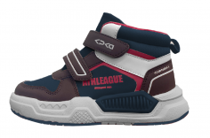 721138c-2 синий-коричневый 28-1,29-1,30-1,31-1,32-1 Kapika Ботинки Актив.отдых Кроссовки Иск.мат, Текстиль, ЭВА/ТЭП/ТПУ В/О Муж