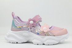 22921пн-2 Роз 28-1,29-1,30-1,31-1,32-1 Kapika Туфли Повсед Mary Jane Иск.мат, Текстиль, ЭВА Лето жен