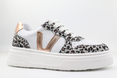 231128т-2 белый-бронзовый 31-1,32-1,33-1,34-1,35-1,36-1 Kapika П/ботинки Актив.отдых Кроссовки Нат.кожа, Кожподклад, ТЭП (термоэластопласт) В/О жен