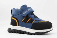 51499ут-1 Син 23-1,24-1,25-1,26-1,27-1 Kapika Ботинки Повсед Оксфорд Нат.кожа, Байка/Флис, ТЭП (термоэластопласт) В/О Муж