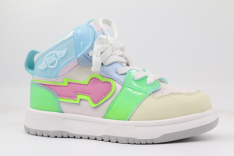 721027-1 бежевый-голубой 26-1,27-1,28-1,29-1,30-1 Kapika Ботинки Повсед Дерби Иск.мат, Байка/Флис, ЭВА/резина В/О жен