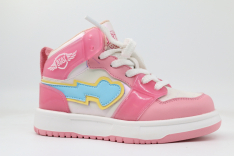 721027-2 розовый-бежевый 26-1,27-1,28-1,29-1,30-1 Kapika Ботинки Повсед Дерби Иск.мат, Байка/Флис, ЭВА/резина В/О жен