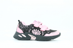 721030c-2 черный-розовый 26-1,27-1,28-1,29-1,30-1 Kapika П/ботинки Актив.отдых Кроссовки Softshell, Текстиль В/О жен