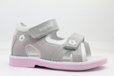 31924-4 Сер 20-1,21-1,22-1,23-1,24-1 Kapika Туфли Орто/проф Сандалеты Нат.кожа, Кожподклад, ТЭП (термоэластопласт) Лето жен