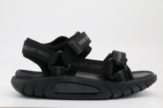 33829п-1 Чёр 32-1,33-1,34-1,35-1,36-1,37-1 Kapika Туфли Актив.отдых Сандалии Иск.мат, Текстиль, ЭВА Лето Муж