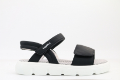 33913п-1 Чёр 33-1,34-1,35-1,36-1,37-1 Kapika Туфли Повсед Сандалии Иск.мат, Кожподклад, ЭВА/резина Лето жен