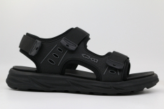 34565-1 Чёр 38-1,39-1,40-1,41-1,42-1 Kapika Туфли Актив.отдых Сандалии Иск.мат, Кожподклад, Резина Лето Муж