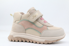 51498ут-1 Беж 23-1,24-1,25-1,26-1,27-1 Kapika Ботинки Повсед Оксфорд Нат.кожа, Байка/Флис, ТЭП (термоэластопласт) В/О жен