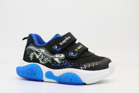 721159c-1 черный-синий 26-1,27-1,28-1,29-1,30-1 Kapika П/ботинки Актив.отдых Кроссовки Softshell, Текстиль, ЭВА/ТЭП В/О Муж