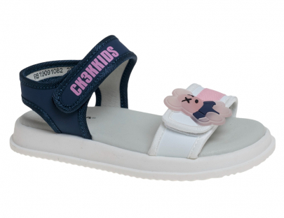 R819091082DB Т.син 27-2,28-2,29-2,30-2,31-2 Сказка Туфли Повсед Сандалии Иск.мат, Кожподклад Лето жен