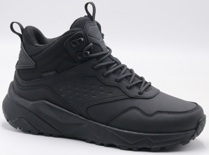 C9444-3 Чёр 41-1,42-2,43-2,44-2,45-1 Strobbs Ботинки Повсед Оксфорд Нат.кожа, Нат.шерсть, ЭВА,Резина Зима Муж