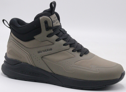 C9449-10 Сер 41-1,42-2,43-2,44-2,45-1 Strobbs Ботинки Повсед Оксфорд Иск.мат, Thinsulate, ЭВА,Резина,ТПУ вставка Зима Муж