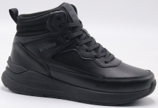 F8536-3 Чёр 36-1,37-2,38-2,39-2,40-1 Strobbs Ботинки Актив.отдых Кроссовки Иск.мат, Нат.шерсть, ЭВА,Резина,ТПУ вставка Зима жен