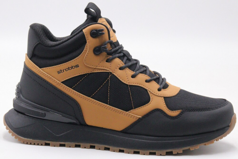 C9419-17 Кор 41-1,42-2,43-2,44-2,45-1 Strobbs Ботинки Повсед Оксфорд Иск.мат, Нат.шерсть, ЭВА,Резина,ТПУ вставка Зима Муж