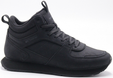 C9420-3 Чёр 41-1,42-2,43-2,44-2,45-1 Strobbs Ботинки Повсед Оксфорд Иск.мат, Нат.шерсть, ЭВА,Резина Зима Муж