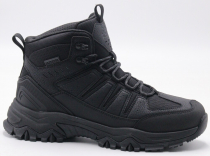 C9421-3 Чёр 41-1,42-2,43-2,44-2,45-1 Strobbs Ботинки Повсед Оксфорд Иск.мат, Нат.шерсть, ЭВА,Резина Зима Муж