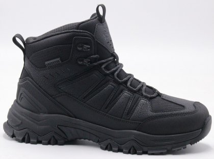 C9421-3 Чёр 41-1,42-2,43-2,44-2,45-1 Strobbs Ботинки Повсед Оксфорд Иск.мат, Нат.шерсть, ЭВА,Резина Зима Муж