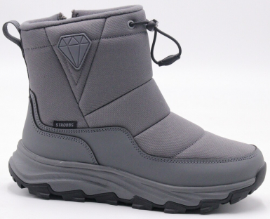F8505-10 Сер 36-1,37-2,38-2,39-2,40-1 Strobbs П/сапоги Повсед Дутики Иск.мат, Иск.шерсть, ЭВА,Резина Зима жен