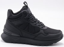 F8507-3 Чёр 36-1,37-2,38-2,39-2,40-1 Strobbs Ботинки Актив.отдых Кроссовки Иск.мат, Нат.шерсть, ЭВА,Резина,ТПУ вставка Зима Муж