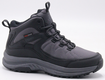 F8511-1 Сер 36-1,37-2,38-2,39-2,40-1 Strobbs Ботинки Повсед Оксфорд Иск.мат, Thinsulate, ЭВА,Резина Зима Муж