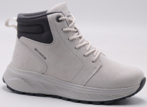 F8516-16 Беж 36-1,37-2,38-2,39-2,40-1 Strobbs Ботинки Повсед Дерби Нат.кожа, Нат.мех, ЭВА,ТПР Зима жен