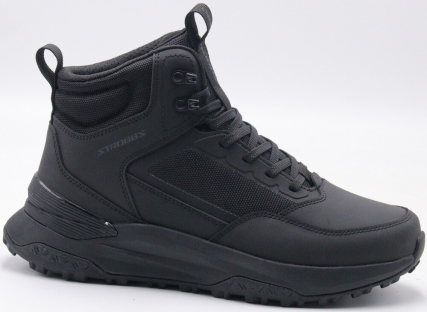 C9457-3 Чёр 41-1,42-2,43-2,44-2,45-1 Strobbs Ботинки Повсед Оксфорд Иск.мат, Нат.шерсть, ЭВА,ТПР,ТПУ вставка Зима Муж