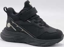 N1917-3 Чёр 31-1,32-1,33-2,34-2,35-2 Strobbs П/ботинки Актив.отдых Кроссовки Иск.мат, Текстиль, ЭВА,ТПР В/О жен