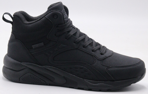 C9430-3 Чёр 41-1,42-2,43-2,44-2,45-1 Strobbs Ботинки Актив.отдых Кроссовки Иск.мат, Нат.шерсть, ЭВА,ТПР Зима Муж