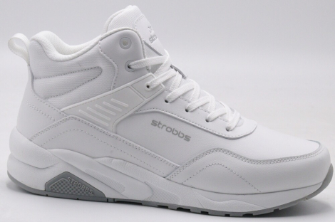 C9438-6 Бел 41-1,42-2,43-2,44-2,45-1 Strobbs Ботинки Актив.отдых Кроссовки Нат.кожа, Нат.шерсть, ЭВА,ТПР,ТПУ вставка Зима Муж