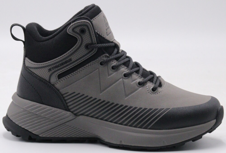 F8530-10 Сер 36-1,37-2,38-2,39-2,40-1 Strobbs Ботинки Повсед Оксфорд Иск.мат, Нат.шерсть, ЭВА,Резина Зима Муж