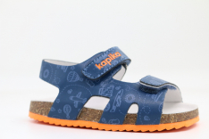 31852к-2 Син 21-1,22-1,23-1,24-1,25-1 Kapika Туфли Повсед Сандалии Иск.мат, Кожподклад, ЭВА Лето Муж