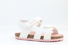 31852п-1 Бел 21-1,22-1,23-1,24-1,25-1 Kapika Туфли Повсед Сандалии Иск.мат, Кожподклад, ЭВА Лето жен