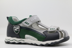 32962п-3 серый-зеленый 26-1,27-1,28-1,29-1,30-1 Kapika П/ботинки Повсед Сандалеты Иск.мат, Кожподклад, ТЭП (термоэластопласт) Лето Муж