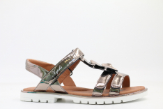 33910п-2 Бронза 31-1,32-1,33-1,34-1,35-1 Kapika Туфли Повсед Сандалии Иск.мат, Кожподклад, ТЭП (термоэластопласт) Лето жен