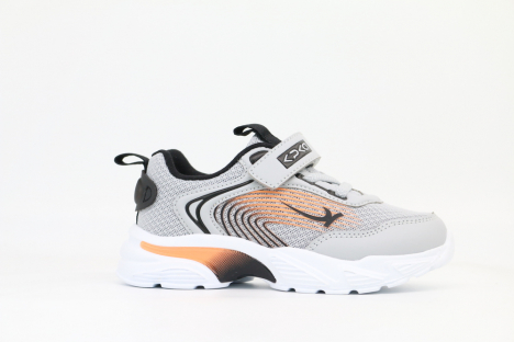 731148-2 серый-оранжевый 31-1,32-1,33-1,34-1,35-1 Kapika П/ботинки Актив.отдых Кроссовки Иск.мат, Текстиль, ЭВА/ПВХ В/О Муж