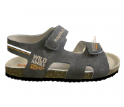 32980к-2 Темно-Серый 26-1,27-1,28-1,29-1,30-1 Kapika Туфли Повсед Сандалии Иск.мат, Кожподклад, ЭВА Лето Муж