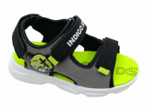 22-290A Сер 26-2,27-2,28-2,29-2,30-2,31-2 Indigo kids Туфли Актив.отдых Сандалии Иск.мат, Текстиль, ЭВА Лето Муж